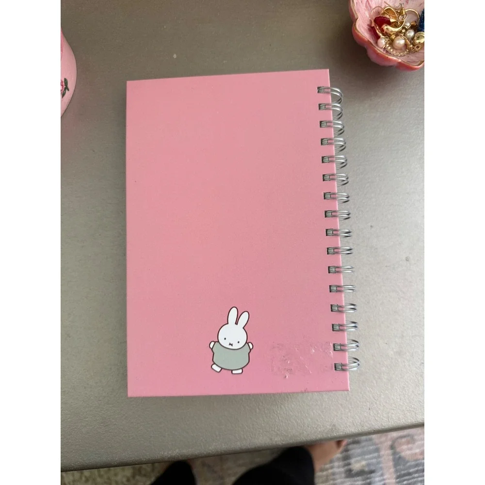 Miffy Pink Spiral Notebook with Pen & Stickers Cute Kawaii Stationery Seat